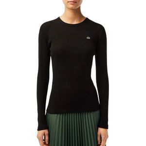 LACOSTE - Slim T-shirt - Zwart - Katoen