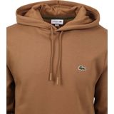 Lacoste heren hoodie sweatshirt - cookie lichtbruin