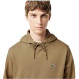 Lacoste heren hoodie sweatshirt - cookie lichtbruin