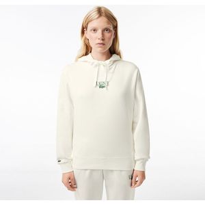 Lacoste - Relaxed-Fit Fleece Hoodie - Crème