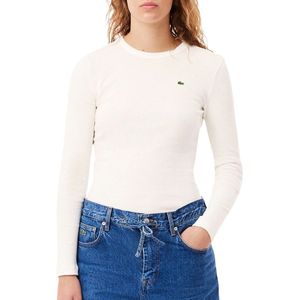 LACOSTE - Slim T-shirt - Wit - Katoen