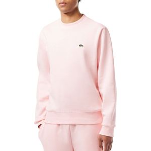 Lacoste - Classic Logo Crew - Sweatshirt - Roze - Gerecycled Katoen
