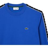 Lacoste - Logo Stripe Jogger Sweatshirt - Blauw - Heren