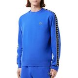 Lacoste - Logo Stripe Jogger Sweatshirt - Blauw - Heren