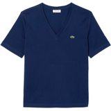 Lacoste - TF7300 - T-Shirt - Navy Blue - 100% Katoen - Relaxed Fit