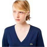 Lacoste - TF7300 - T-Shirt - Navy Blue - 100% Katoen - Relaxed Fit