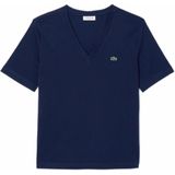 Lacoste - TF7300 - T-Shirt - Navy Blue - 100% Katoen - Relaxed Fit