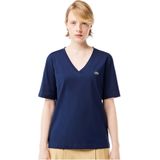 Lacoste - TF7300 - T-Shirt - Navy Blue - 100% Katoen - Relaxed Fit