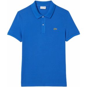 Heren Lacoste Slim Fit Poloshirt in Blauw