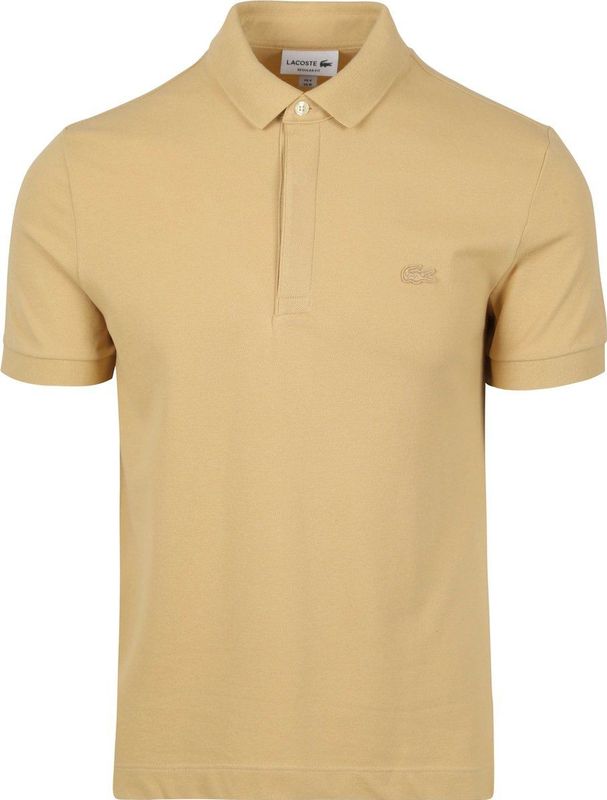 Lacoste - Polo - Camel - Katoen - Korte Mouw - Regular Fit