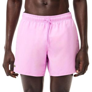 Roze zwembroek Lacoste effen