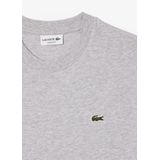 Lacoste T-Shirt ronde hals lichtgrijs, Motief