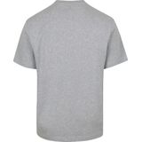 Lacoste - T-Shirt - Grijs - 100% Katoen - Geborduurd Logo