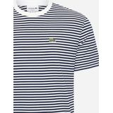 Lacoste - Gestreept T-shirt - Veelkleurig - Katoen