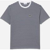 Lacoste - Gestreept T-shirt - Veelkleurig - Katoen