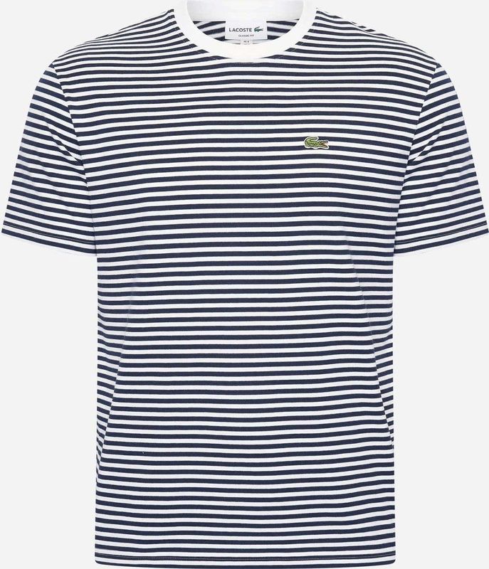 Lacoste - Gestreept T-shirt - Veelkleurig - Katoen