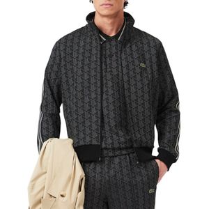 LACOSTE - Sweater met Rits - Zwart - Polyester