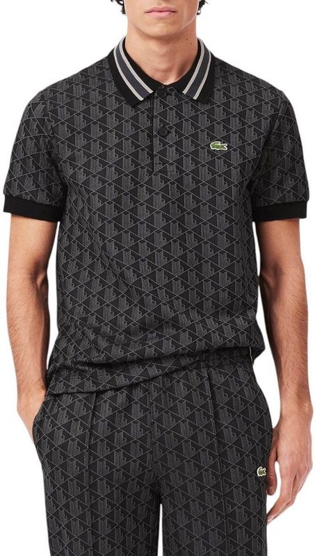 Lacoste - DH1417 - Poloshirt - Zwart/Graphite - Classic Fit
