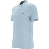 Lacoste - Slim Fit - Poloshirt - Lichtblauw Melange - 100% Piqué Katoen