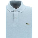 Lacoste - Slim Fit - Poloshirt - Lichtblauw Melange - 100% Piqué Katoen