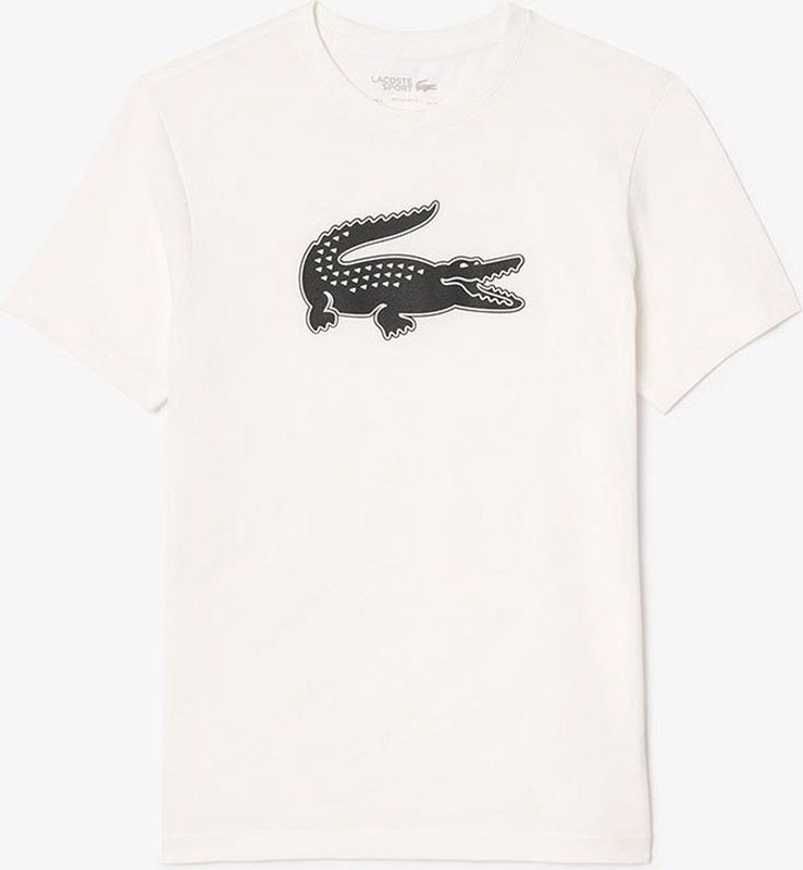Lacoste - Sport - T-shirt - Wit/Zwart - Katoen