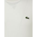 Lacoste - Ronde Hals Sweater - Wit - Katoen - Regular Fit
