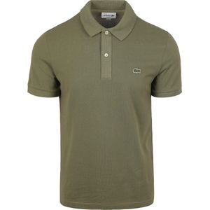 Lacoste Poloshirt Pique Olivgrun - Größe 4XL