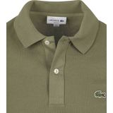 Lacoste Slim Fit polo - kaki groen