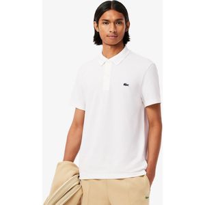 Lacoste Poloshirt Breathable Wit - Maat L - Heren