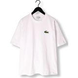 Lacoste - Oversized T-shirt - Wit - Katoen - Losse Pasvorm