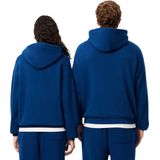Hoodie - Donkerblauw - 100% Katoen - Vaste Capuchon met Aantrekkoord
