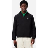 Lacoste Woven Full Zip Jacket - Zwart- Heren, Zwart