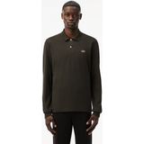 Lacoste Classic Fit polo lange mouw - diep donkergroen