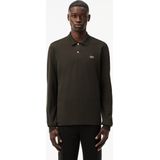 Lacoste Classic Fit polo lange mouw - diep donkergroen