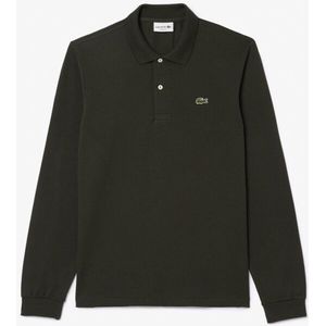 Lacoste Classic Fit polo lange mouw - diep donkergroen