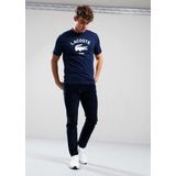Lacoste - T-shirt - Marineblauw - Katoen - Korte Mouwen