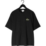 Lacoste - Oversized T-shirt - Zwart - Hoogwaardige Stof