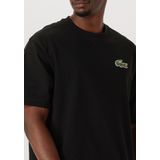 Lacoste - Oversized T-shirt - Zwart - Hoogwaardige Stof