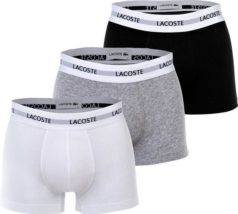 LACOSTE - Boxershorts - Gemengde Kleuren - 3 Pack