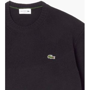 Lacoste - Gebreide Trui - Zwart - Wol - Heren