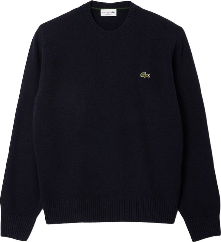Lacoste - Herentrui - Navy Blauw - Wol - O-hals
