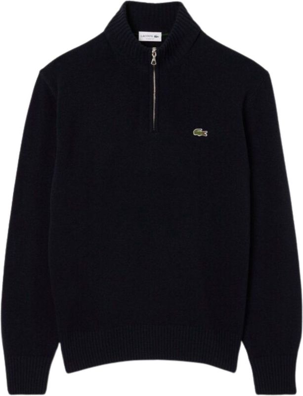 Lacoste - Zip-up Coltrui - Blauw - Wol