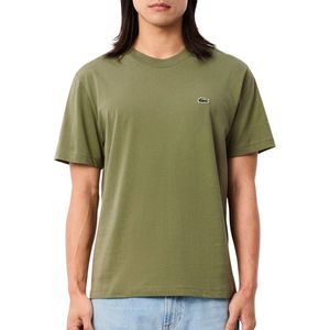 Lacoste T-Shirt Olijfgroen - Maat M - Heren - Print T-shirts