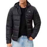 Lacoste Padded Jacket Heren - Zwart- Heren, Zwart