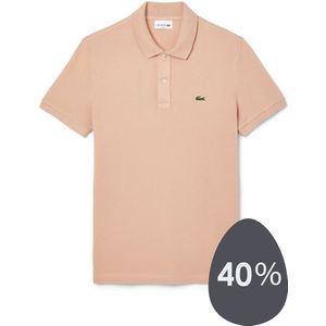 Lacoste - PH4012 Poloshirt - Latte - 100% Katoen - Slim Fit