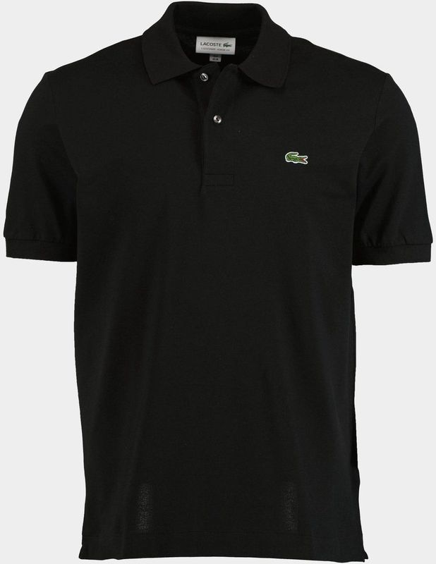 Lacoste - Heren Polo Shirt - Zwart - Katoen - Lichte Klassieke Pasvorm