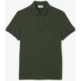 Lacoste Polo Donkergroen Korte Mouw Effen