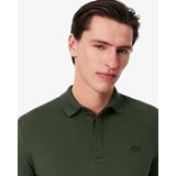 Lacoste Polo Donkergroen Korte Mouw Effen