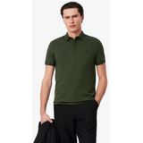 Lacoste Polo Donkergroen Korte Mouw Effen