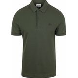 Lacoste Polo Donkergroen Korte Mouw Effen